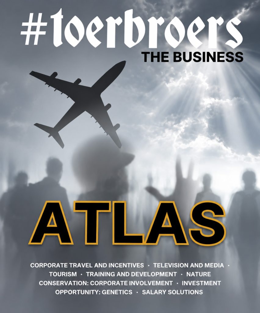 Toerbroers Atlas — die voorblad van die huis se eie tydskrif